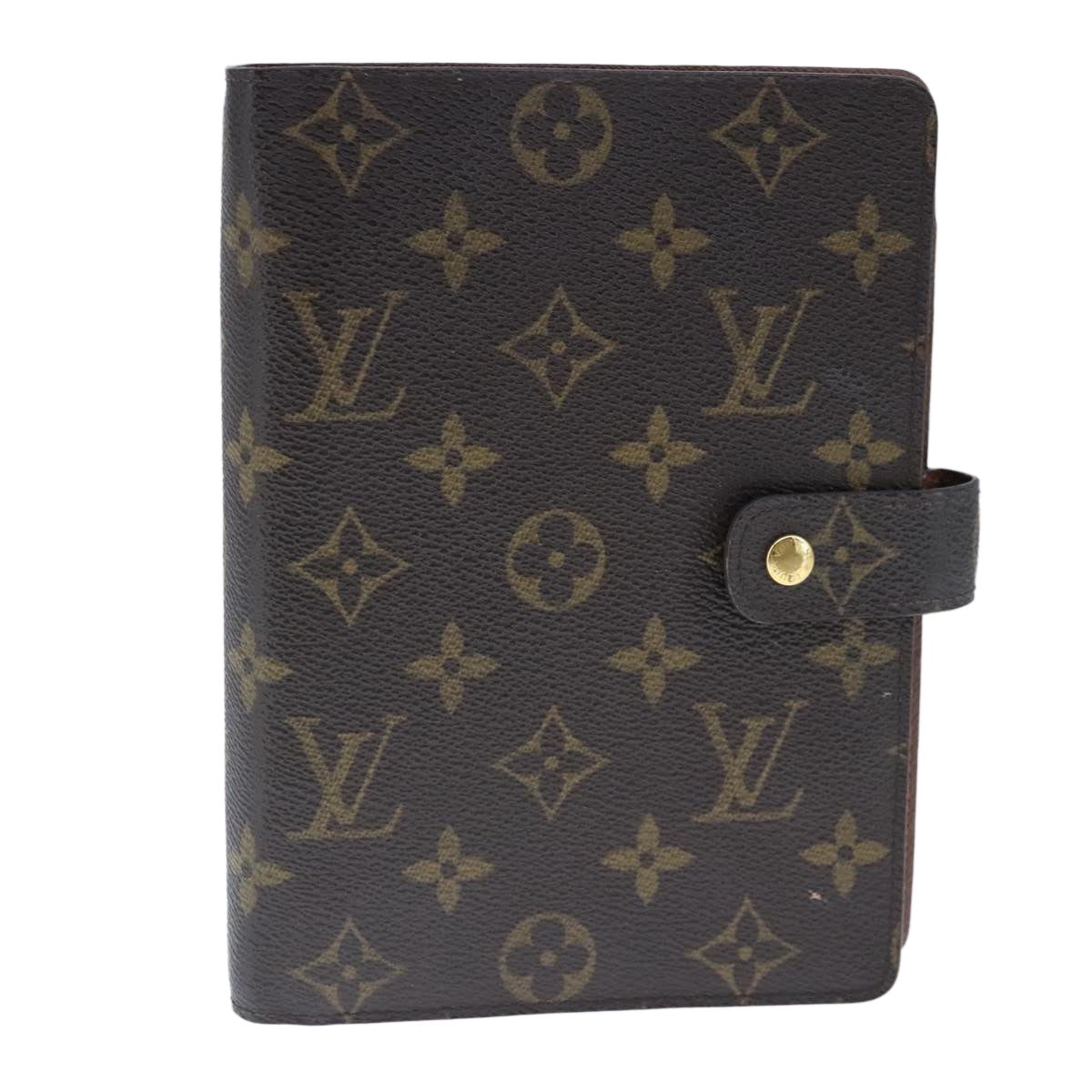 LOUIS VUITTON Monogram Agenda MM Day Planner Cover R20105 LV Auth 102481 - 0