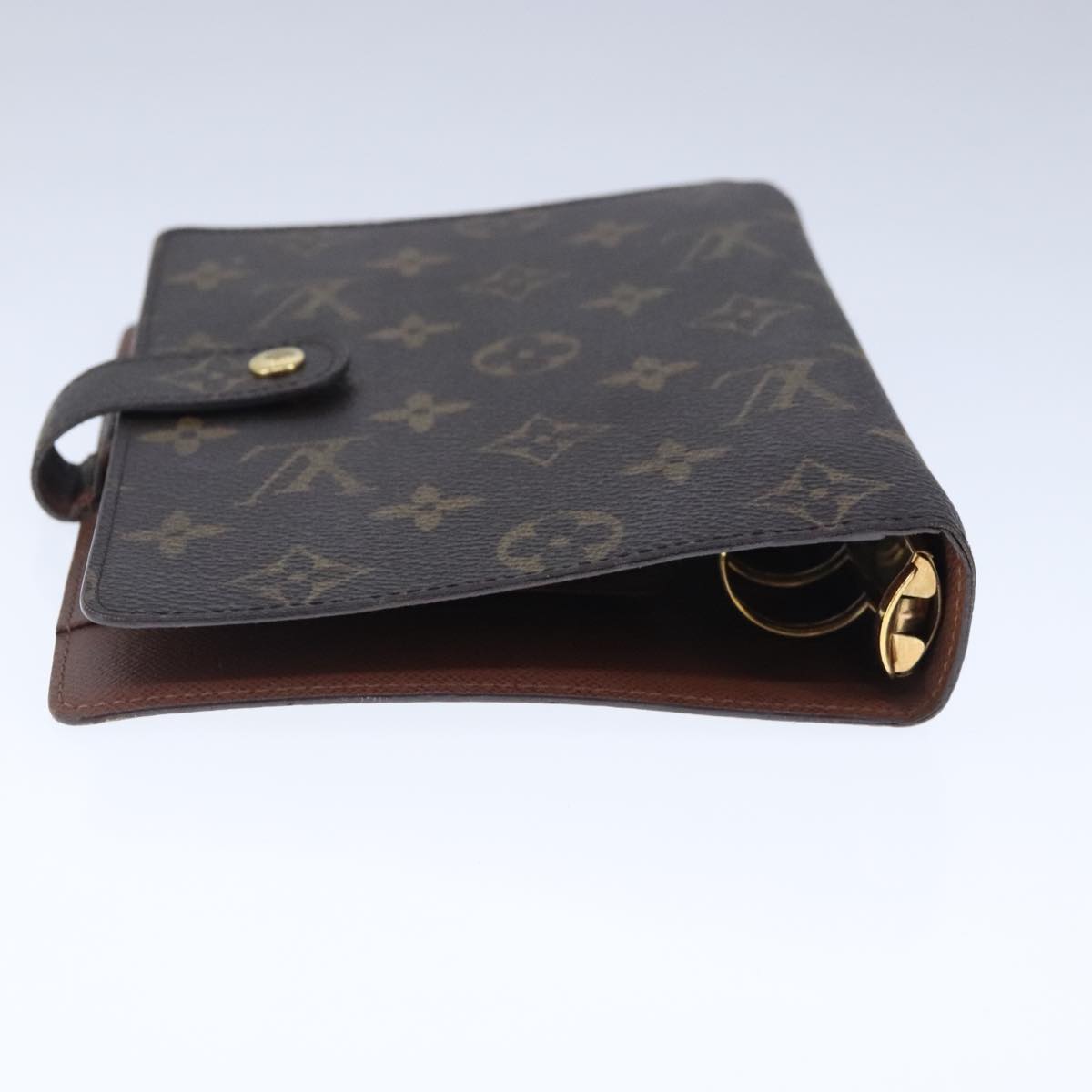 LOUIS VUITTON Monogram Agenda MM Day Planner Cover R20105 LV Auth 102481