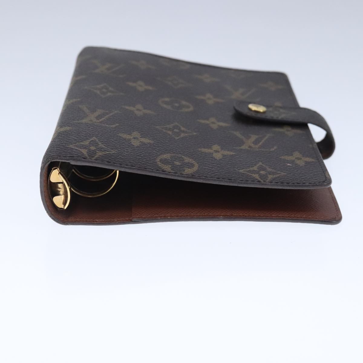 LOUIS VUITTON Monogram Agenda MM Day Planner Cover R20105 LV Auth 102481