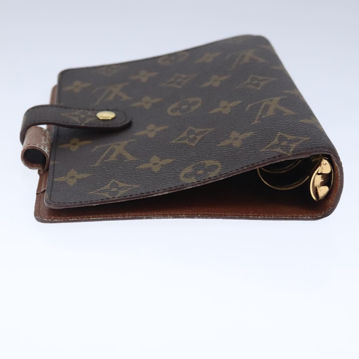 LOUIS VUITTON Monogram Agenda MM Day Planner Cover R20105 LV Auth 102482