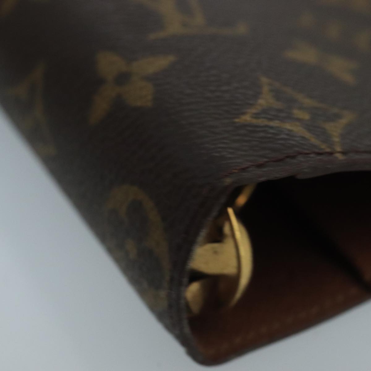 LOUIS VUITTON Monogram Agenda MM Day Planner Cover R20105 LV Auth 102483