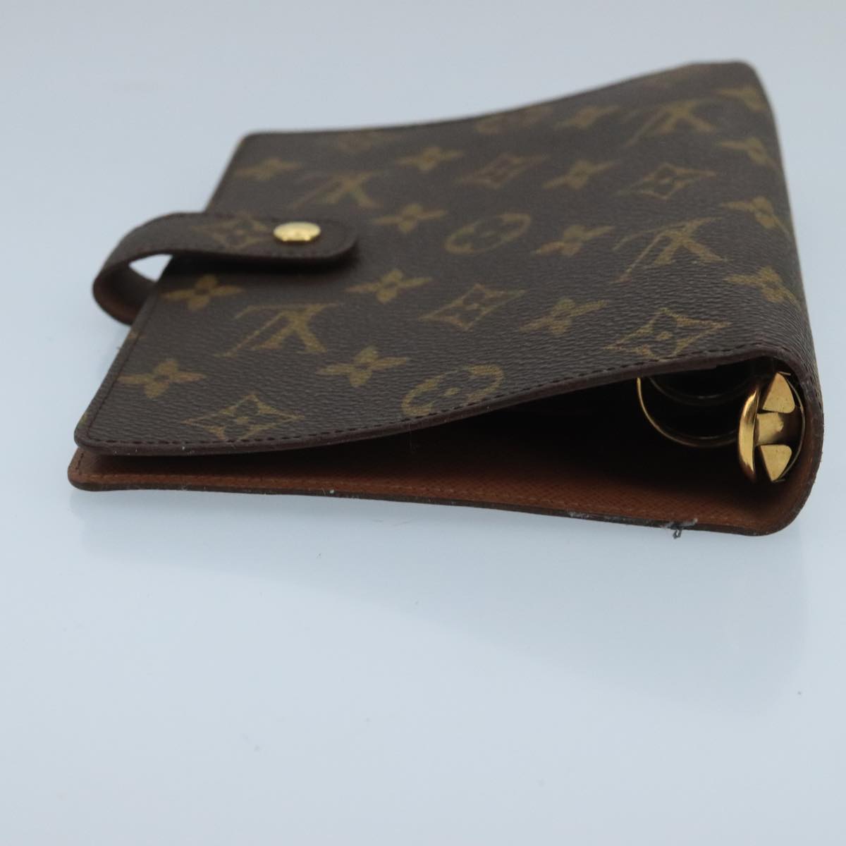 LOUIS VUITTON Monogram Agenda MM Day Planner Cover R20105 LV Auth 102483