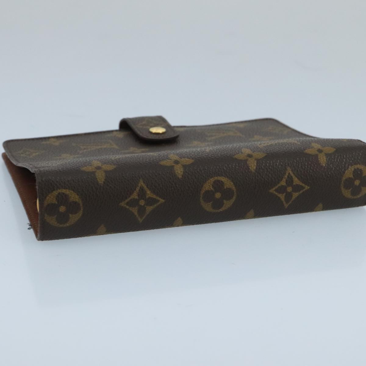 LOUIS VUITTON Monogram Agenda MM Day Planner Cover R20105 LV Auth 102483