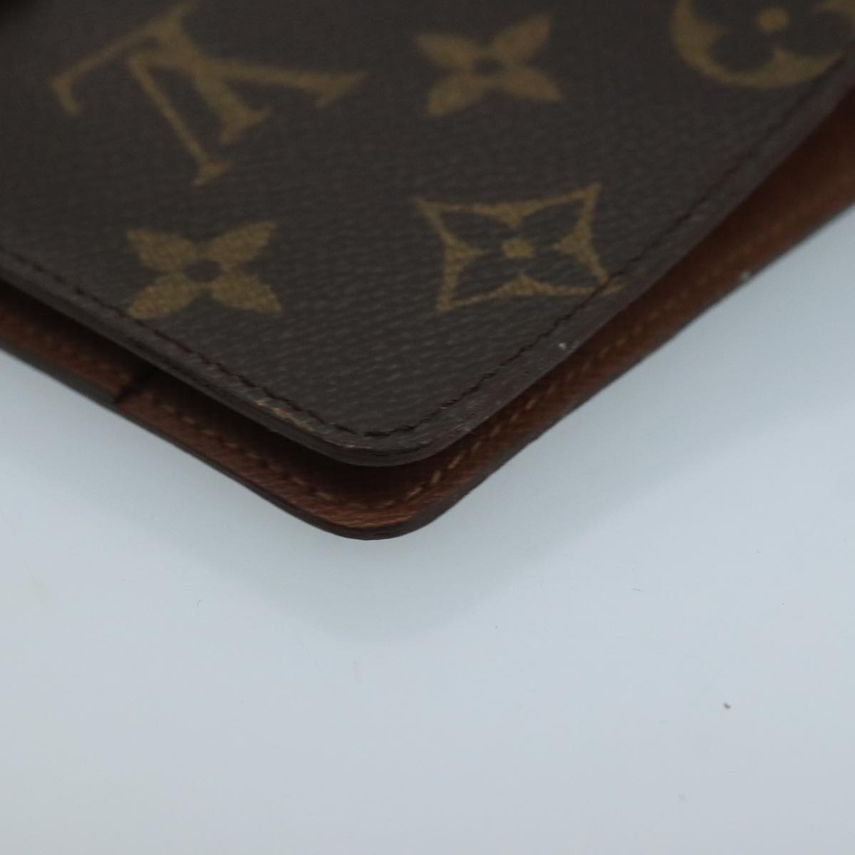 LOUIS VUITTON Monogram Agenda MM Day Planner Cover R20105 LV Auth 102483