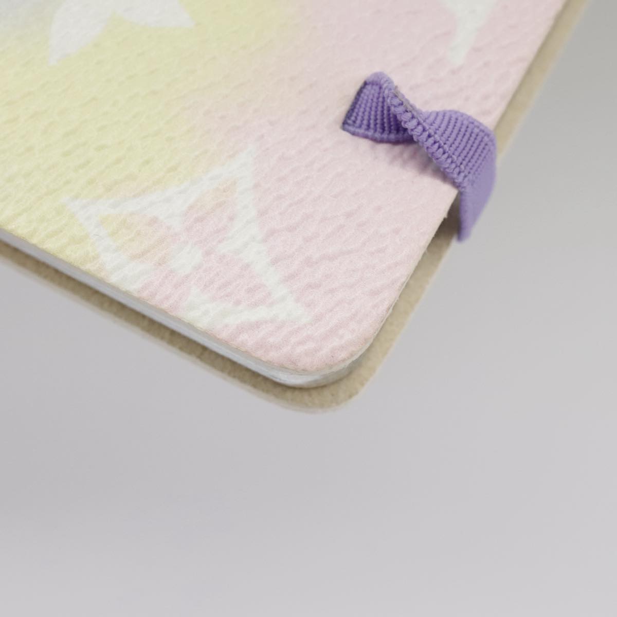 LOUIS VUITTON Escal Kai Eclamance Note Cover Purple Pink GI0487 LV Auth 102485