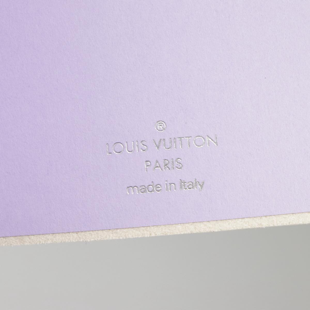 LOUIS VUITTON Escal Kai Eclamance Note Cover Purple Pink GI0487 LV Auth 102485