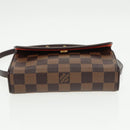 LOUIS VUITTON Damier Ebene Pochette Florentine Waist Bag N51856 LV Auth 102487V-5