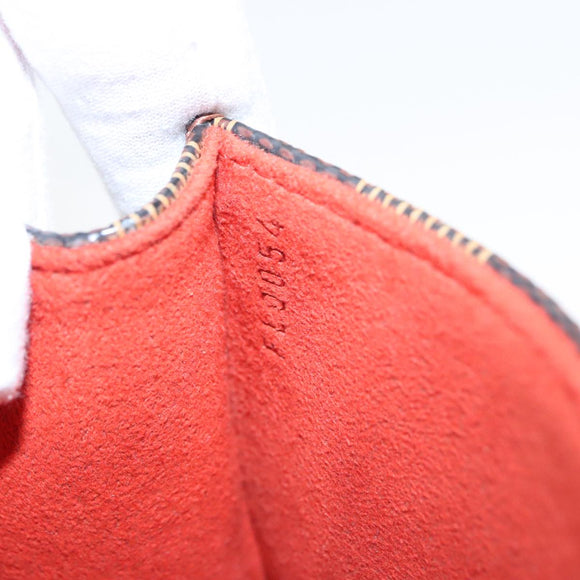 LOUIS VUITTON Damier Ebene Pochette Florentine Waist Bag N51856 LV Auth 102487AV