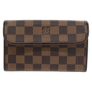 LOUIS VUITTON Damier Ebene Pochette Florentine Waist Bag N51856 LV Auth 102487V-13