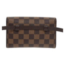LOUIS VUITTON Damier Ebene Pochette Florentine Waist Bag N51856 LV Auth 102487AV-2