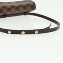 LOUIS VUITTON Damier Ebene Pochette Florentine Waist Bag N51856 LV Auth 102487AV-7