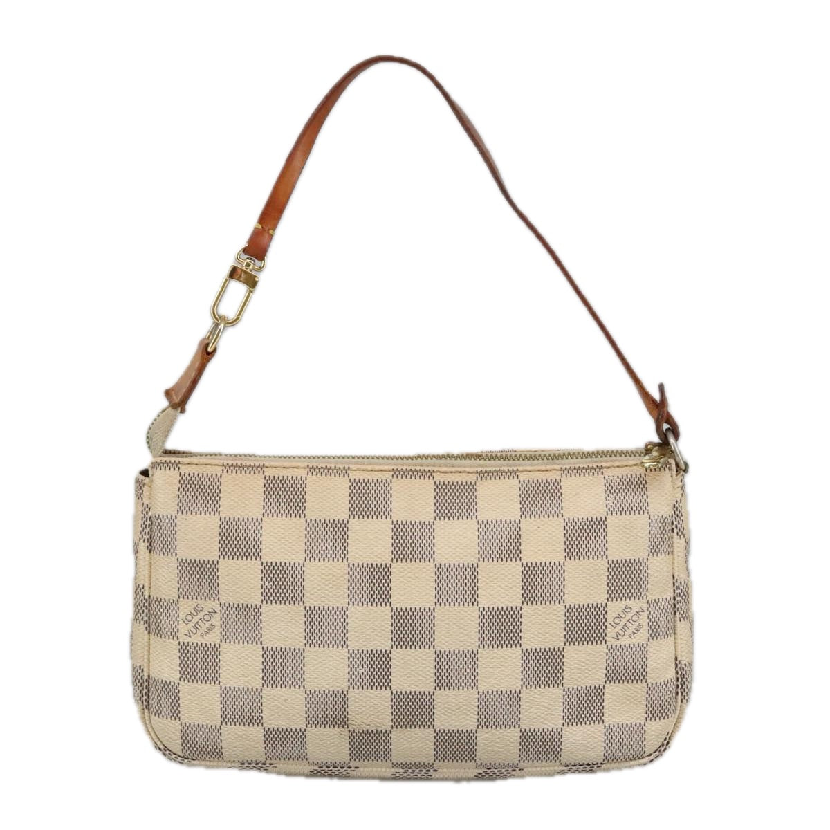 LOUIS VUITTON Damier Azur Pochette Accessoires Pouch N51986 LV Auth 102489 - 0