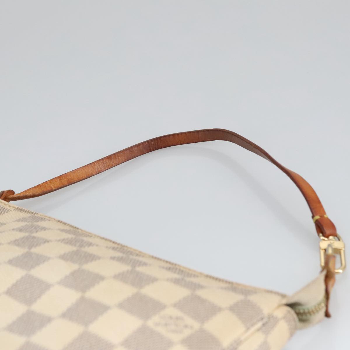 LOUIS VUITTON Damier Azur Pochette Accessoires Pouch N51986 LV Auth 102489