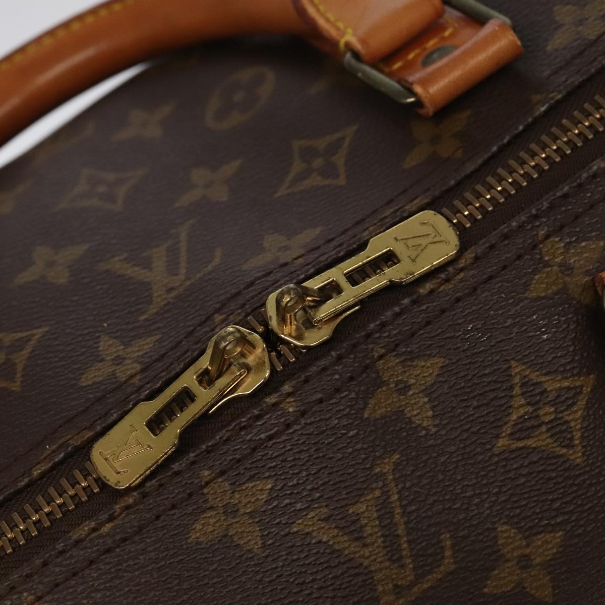 LOUIS VUITTON Monogram Keepall Bandouliere 60 Boston Bag M41412 LV Auth 102497