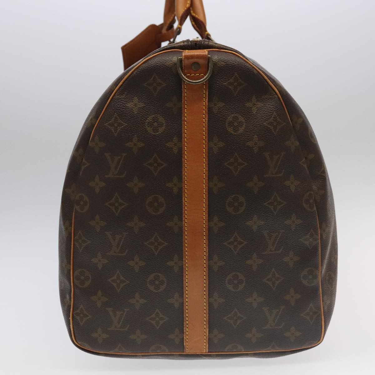 LOUIS VUITTON Monogram Keepall Bandouliere 60 Boston Bag M41412 LV Auth 102497