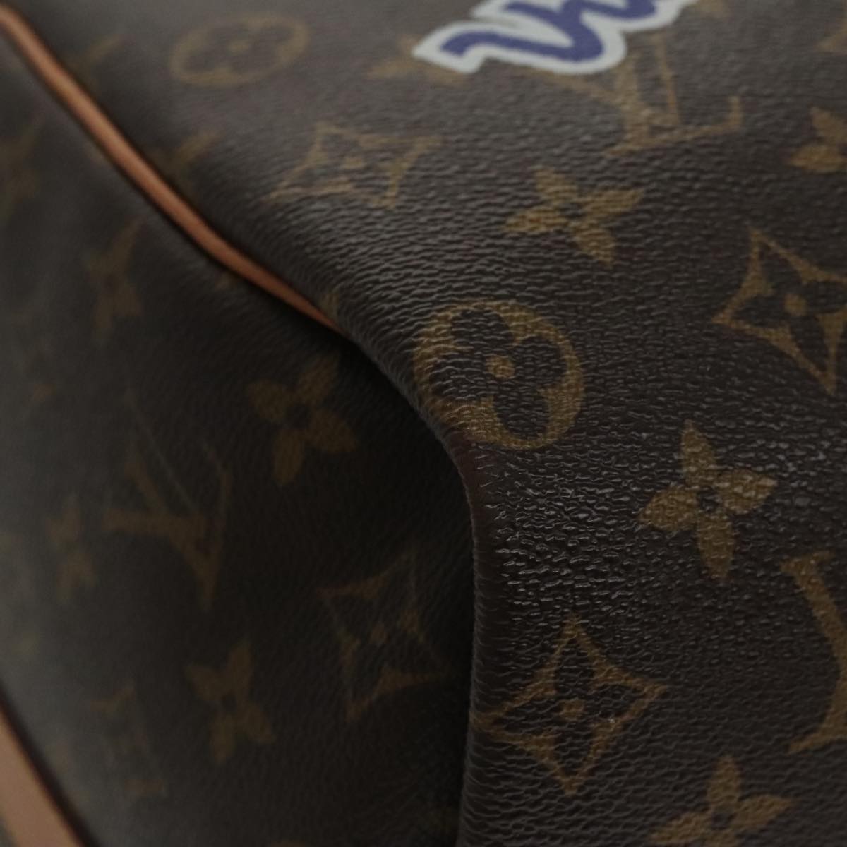 LOUIS VUITTON Monogram Patches Keepall Bandouliere 50 Bag M43996 LV Auth 102498A