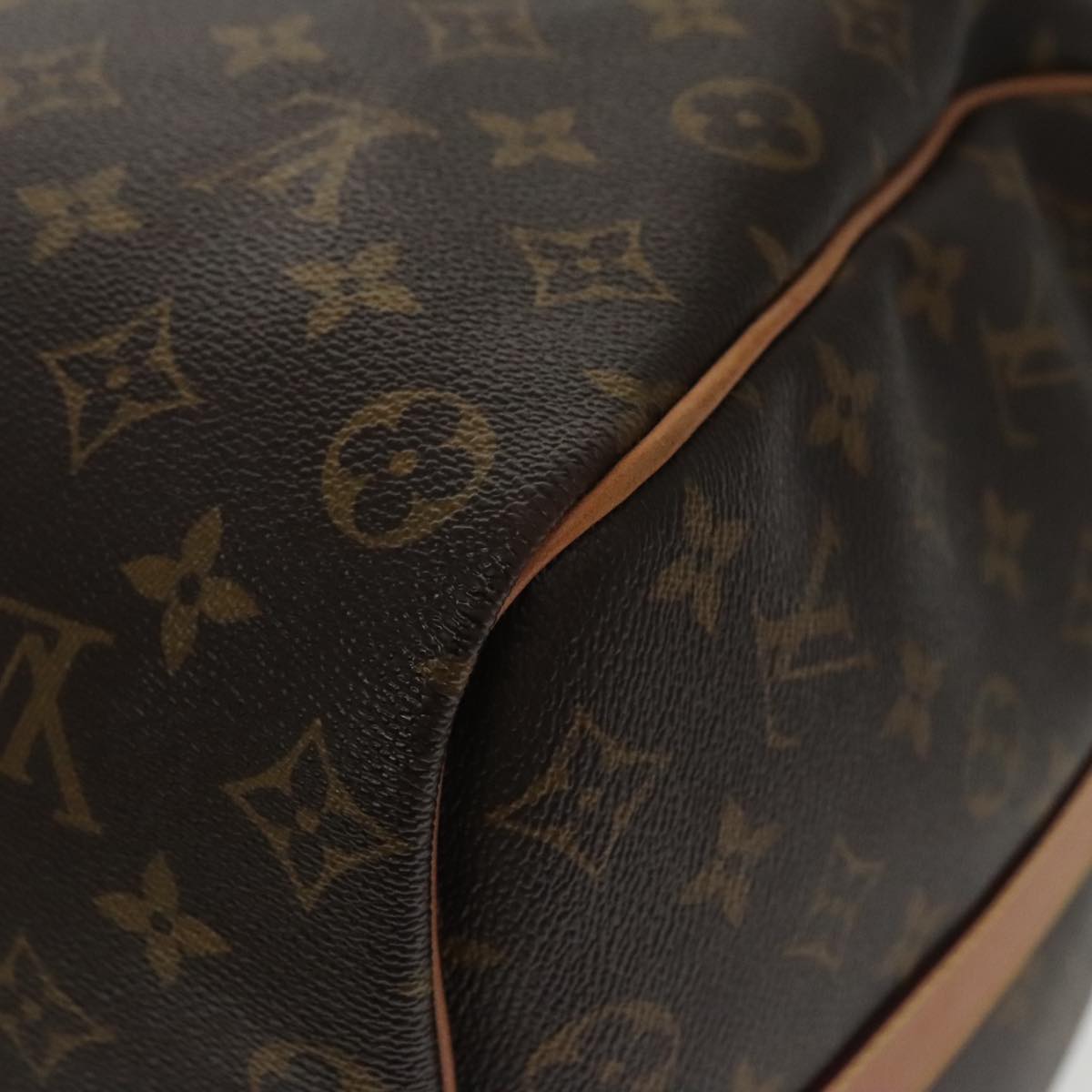 LOUIS VUITTON Monogram Patches Keepall Bandouliere 50 Bag M43996 LV Auth 102498A