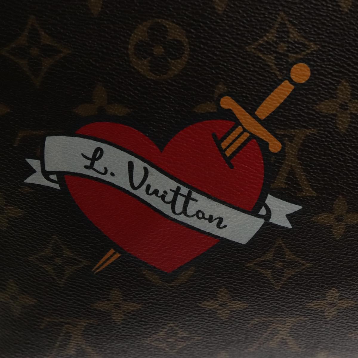 LOUIS VUITTON Monogram Patches Keepall Bandouliere 50 Bag M43996 LV Auth 102498A