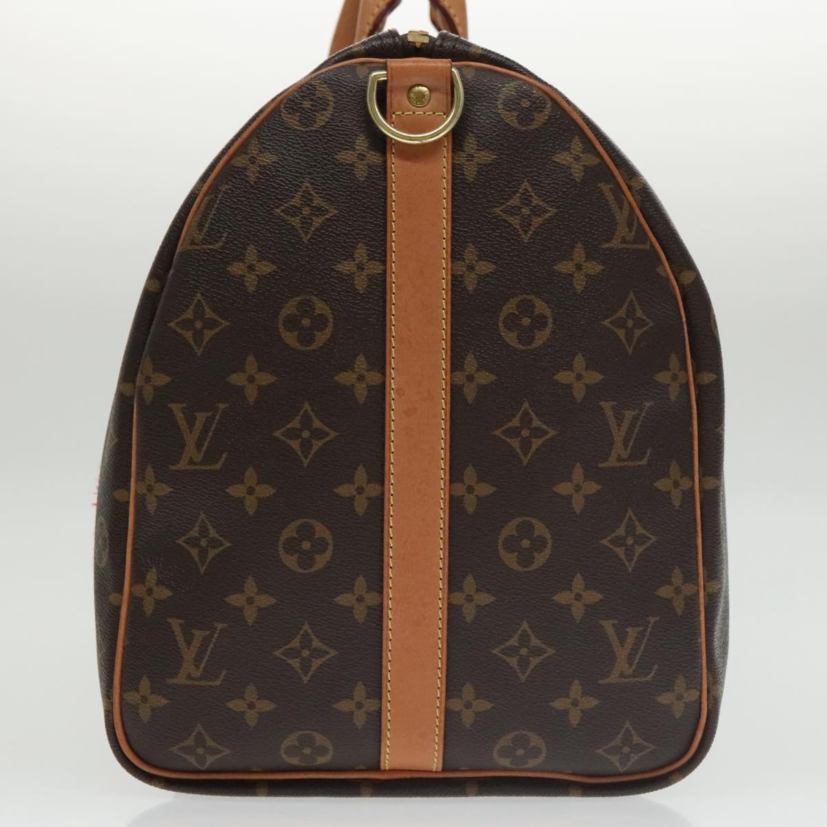 LOUIS VUITTON Monogram Patches Keepall Bandouliere 50 Bag M43996 LV Auth 102498A