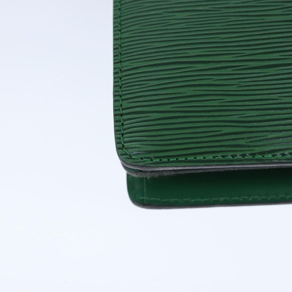 LOUIS VUITTON Epi Capuchin Shoulder Bag Green M52344 LV Auth 102505