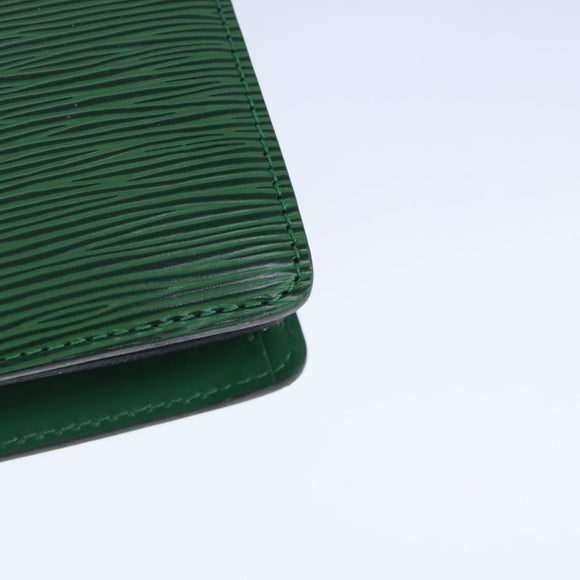 LOUIS VUITTON Epi Capuchin Shoulder Bag Green M52344 LV Auth 102505