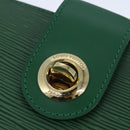 LOUIS VUITTON Epi Capuchin Shoulder Bag Green M52344 LV Auth 102505-18