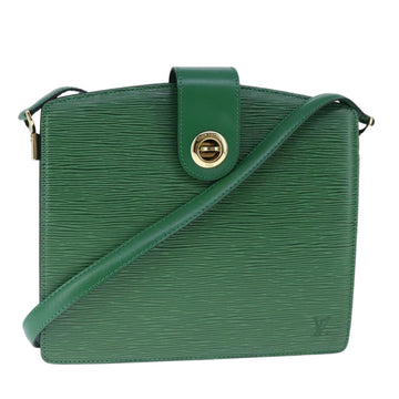 LOUIS VUITTON Epi Capuchin Shoulder Bag Green M52344 LV Auth 102505