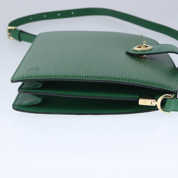 LOUIS VUITTON Epi Capuchin Shoulder Bag Green M52344 LV Auth 102505