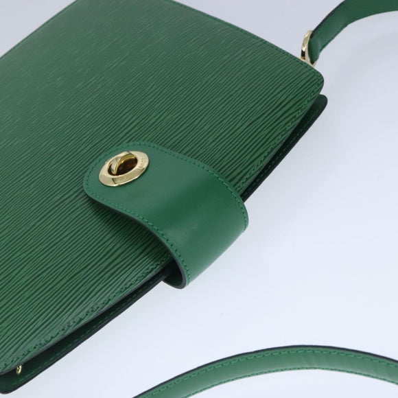 LOUIS VUITTON Epi Capuchin Shoulder Bag Green M52344 LV Auth 102505