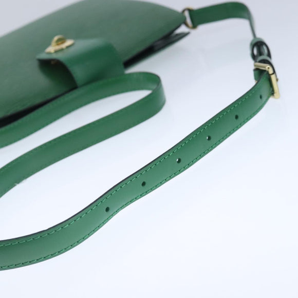 LOUIS VUITTON Epi Capuchin Shoulder Bag Green M52344 LV Auth 102505