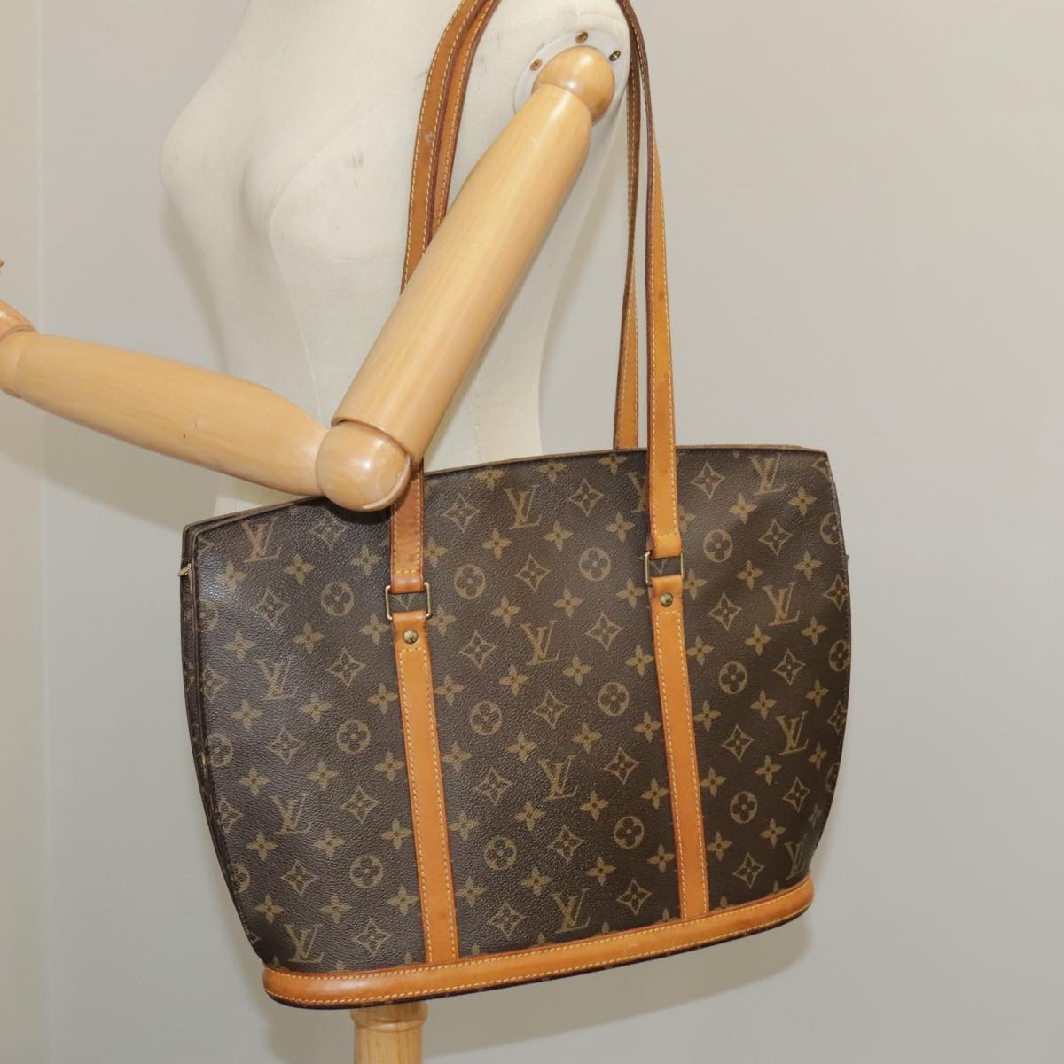 LOUIS VUITTON Monogram Babylone Tote Bag M51102 LV Auth 102514