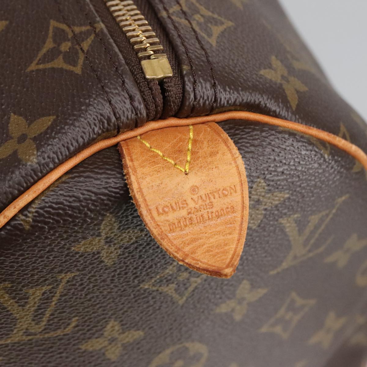 LOUIS VUITTON Monogram Keepall 45 Boston Bag M41428 LV Auth 102517