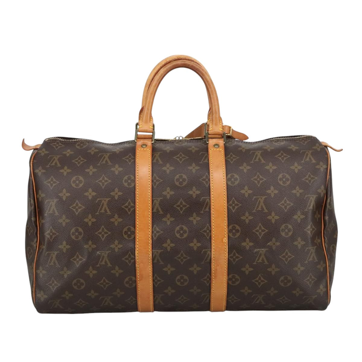 LOUIS VUITTON Monogram Keepall 45 Boston Bag M41428 LV Auth 102517 - 0