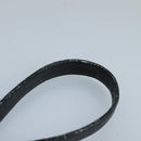 Christian Dior Trotter Canvas Shoulder Bag Navy Beige Gold Auth 102519-8