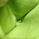 PRADA Shoulder Bag Canvas Silver Green Auth 102538AV-11