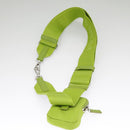 PRADA Shoulder Bag Canvas Silver Green Auth 102538SAV-24
