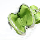 PRADA Shoulder Bag Canvas Silver Green Auth 102538SAV-29