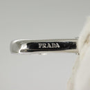 PRADA Shoulder Bag Canvas Silver Green Auth 102538SAV-31
