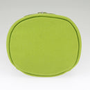 PRADA Shoulder Bag Canvas Silver Green Auth 102538SAV-6