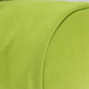 PRADA Shoulder Bag Canvas Silver Green Auth 102538AV-7