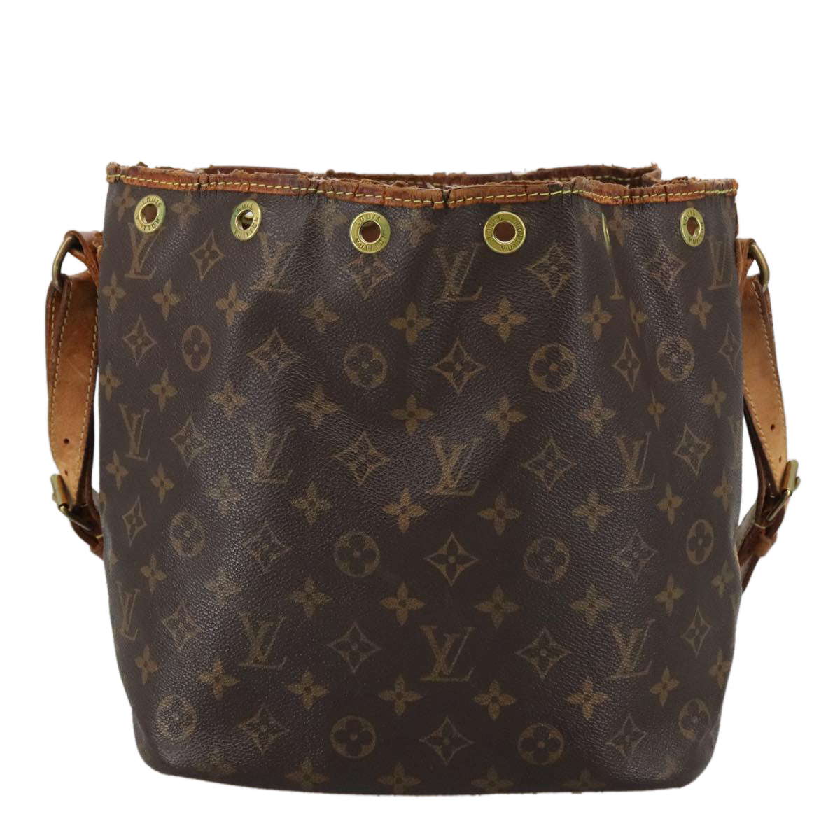 LOUIS VUITTON Monogram Petit Noe Shoulder Bag M42226 LV Auth 102539