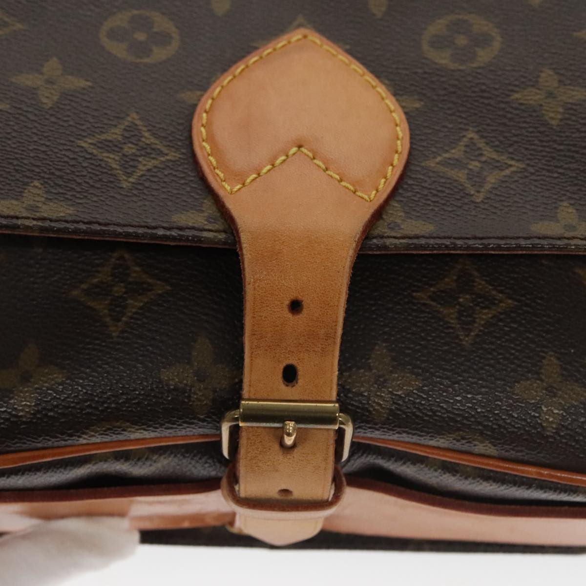 LOUIS VUITTON Monogram Cartouchiere MM Shoulder Bag M51253 LV Auth 102553