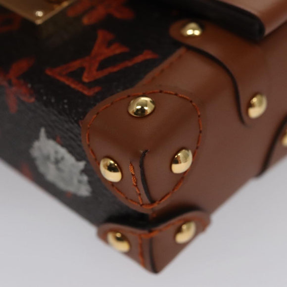 LOUIS VUITTON Monogram Catgram Essential Trunk Pouch M63892 LV Auth 102575S