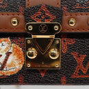 LOUIS VUITTON Monogram Catgram Essential Trunk Pouch M63892 LV Auth 102575S-18