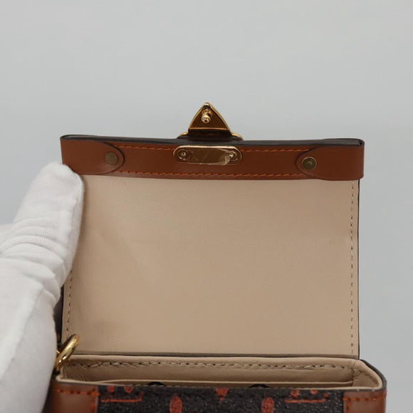 LOUIS VUITTON Monogram Catgram Essential Trunk Pouch M63892 LV Auth 102575S