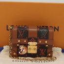 LOUIS VUITTON Monogram Catgram Essential Trunk Pouch M63892 LV Auth 102575S-12