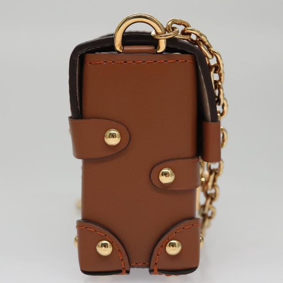 LOUIS VUITTON Monogram Catgram Essential Trunk Pouch M63892 LV Auth 102575S