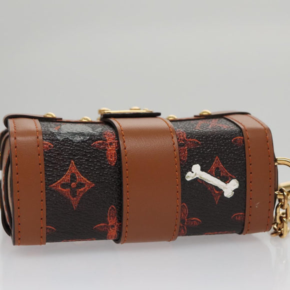 LOUIS VUITTON Monogram Catgram Essential Trunk Pouch M63892 LV Auth 102575S