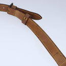 LOUIS VUITTON Adjustable Shoulder Strap Leather 35.8""-42.9"" Beige Auth 102578-11