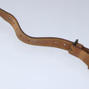 LOUIS VUITTON Adjustable Shoulder Strap Leather 35.8""-42.9"" Beige Auth 102578-12